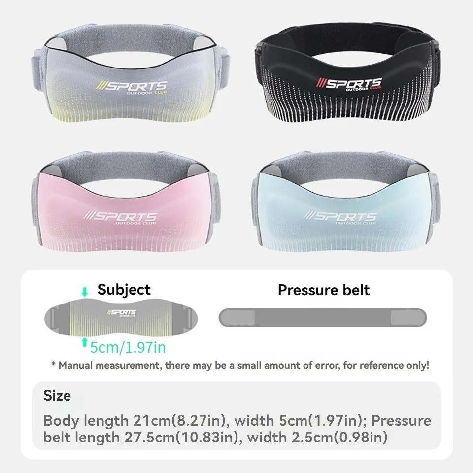 Stryde Precision Strap Knee Brace Silicone Pad Adjustable Breathable Sport
