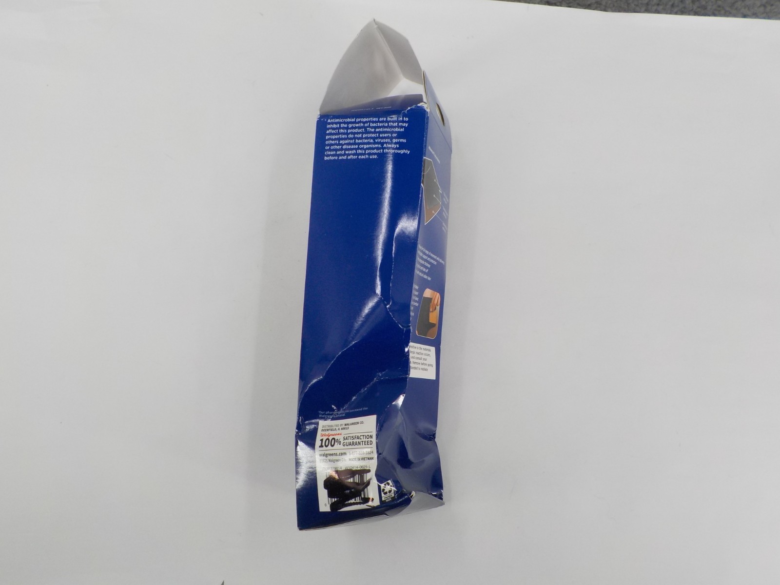 WALGREENS KNEE SUPPORT COPPER-INFUSED FABRIC FITS LEFT RIGHT ONE SIZE FITS MOST