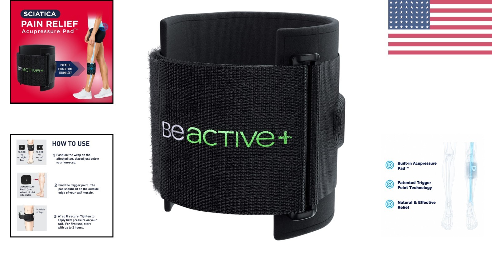 Unisex Adjustable Acupressure Brace for Sciatica Pain Relief – Instant Comfort