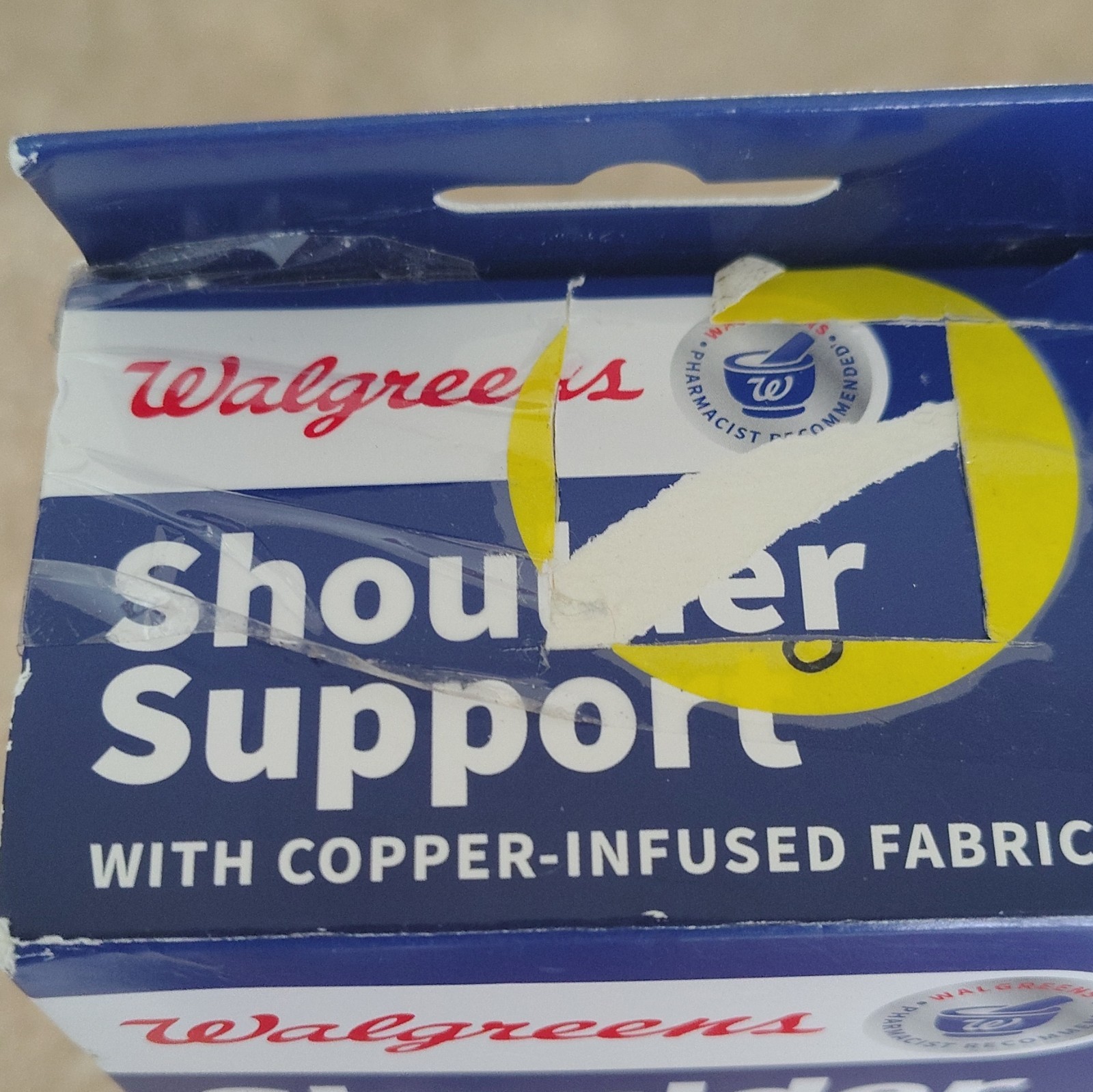 Walgreens Shoulder Support Brace Copper-Infused Adjustable, One Size