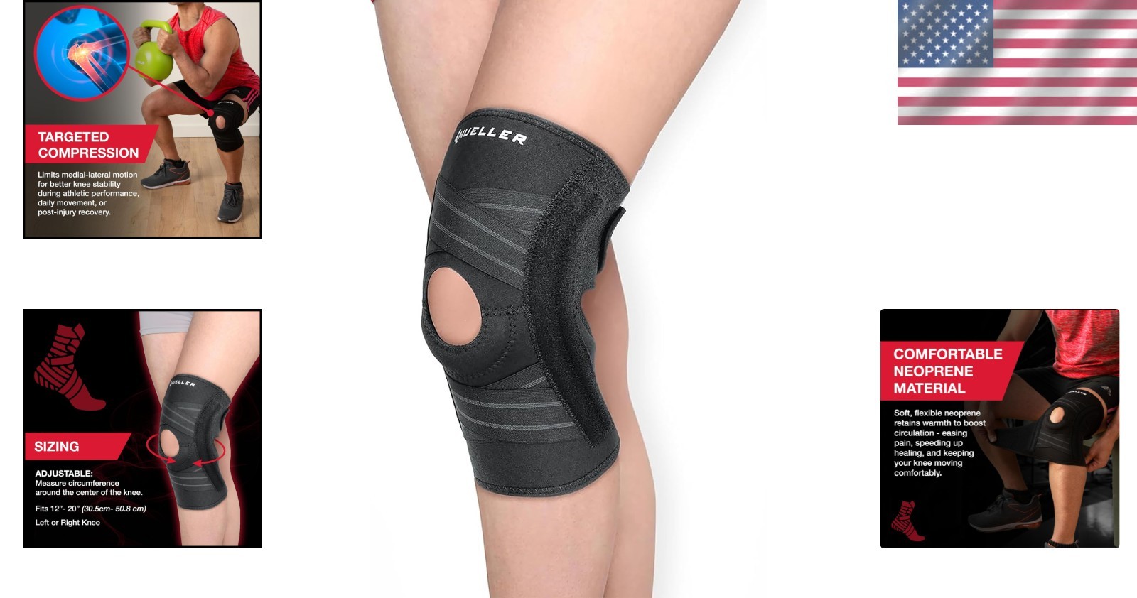 Ultimate Neoprene Knee Brace for Support and Compression – Multi-Sport Use