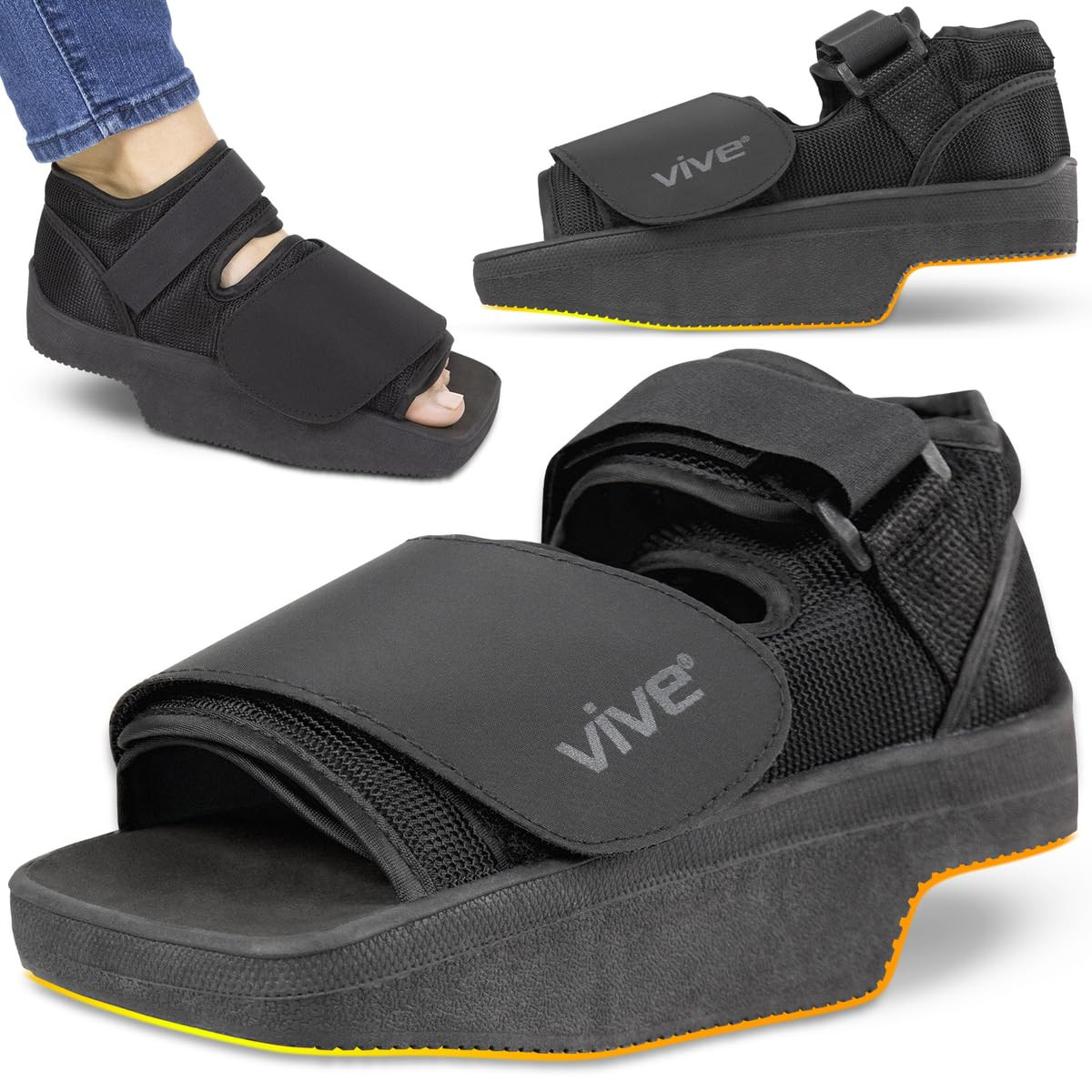 Wedge Post-Op Shoe – Offloading Boot for Heel or Ankle Pain – Medical Foot Recov