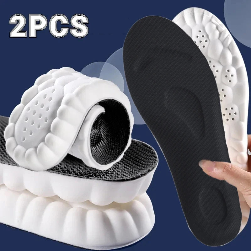 Sport Insoles for Shoes Sole Shock Absorption Deodorant Breathable Cushion Runni