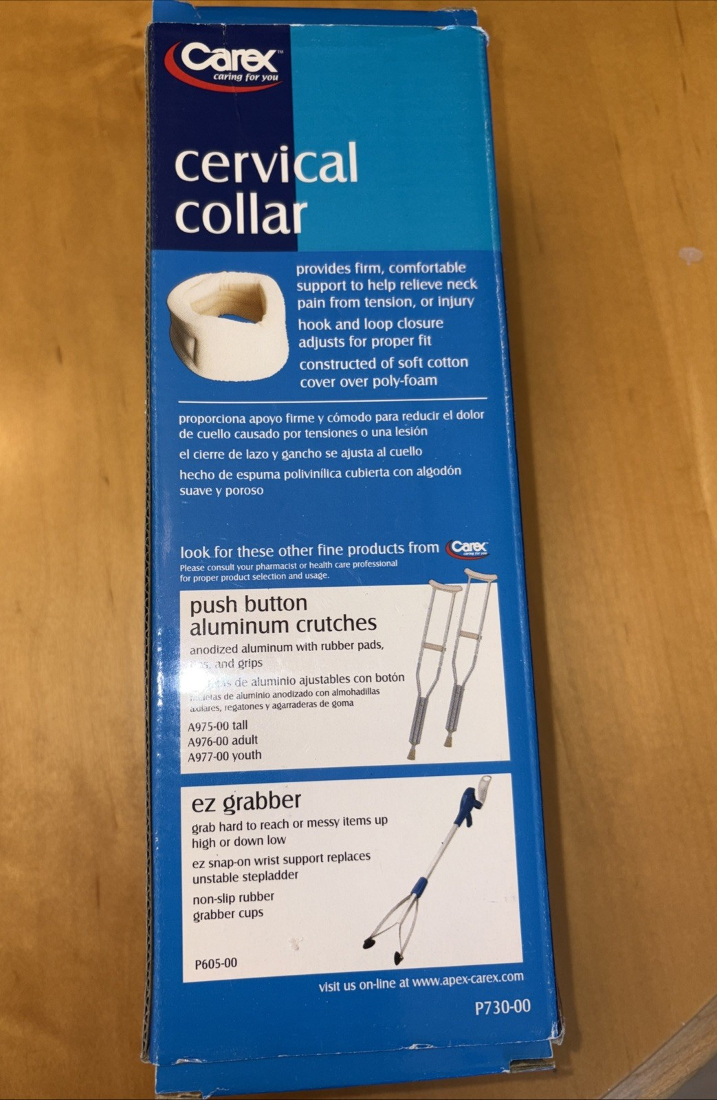Carex Cervical Collar Neck Pain Relief – Provides Firm Comfort
