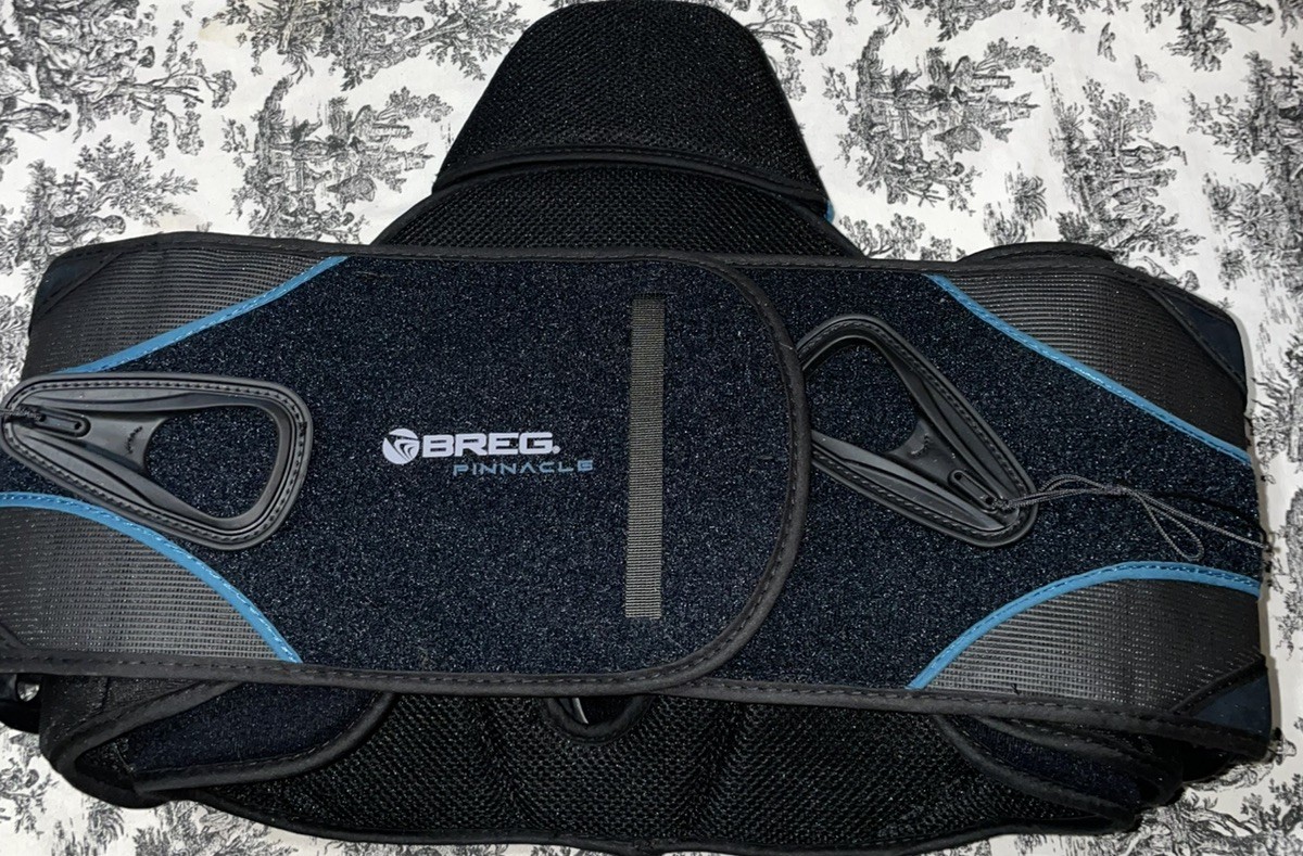 Breg Lower Spine Support Brace Pinnacle Adjustable Size