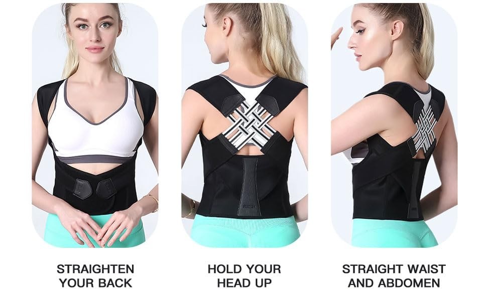 Posture Corrector Belt X-Cross Back Straightener Clavicle Shoulder Support