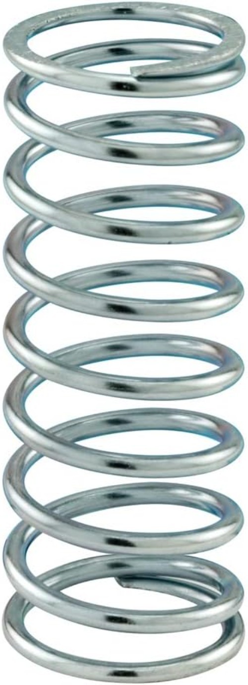 Compression Spring Steel Nickel-Plated 0.105 GA 1-1/8 In x 3 In 2 Pack
