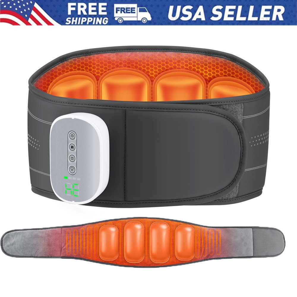 Heated Lower Back Brace for Back Pain Relief, Back Belt with Decompression