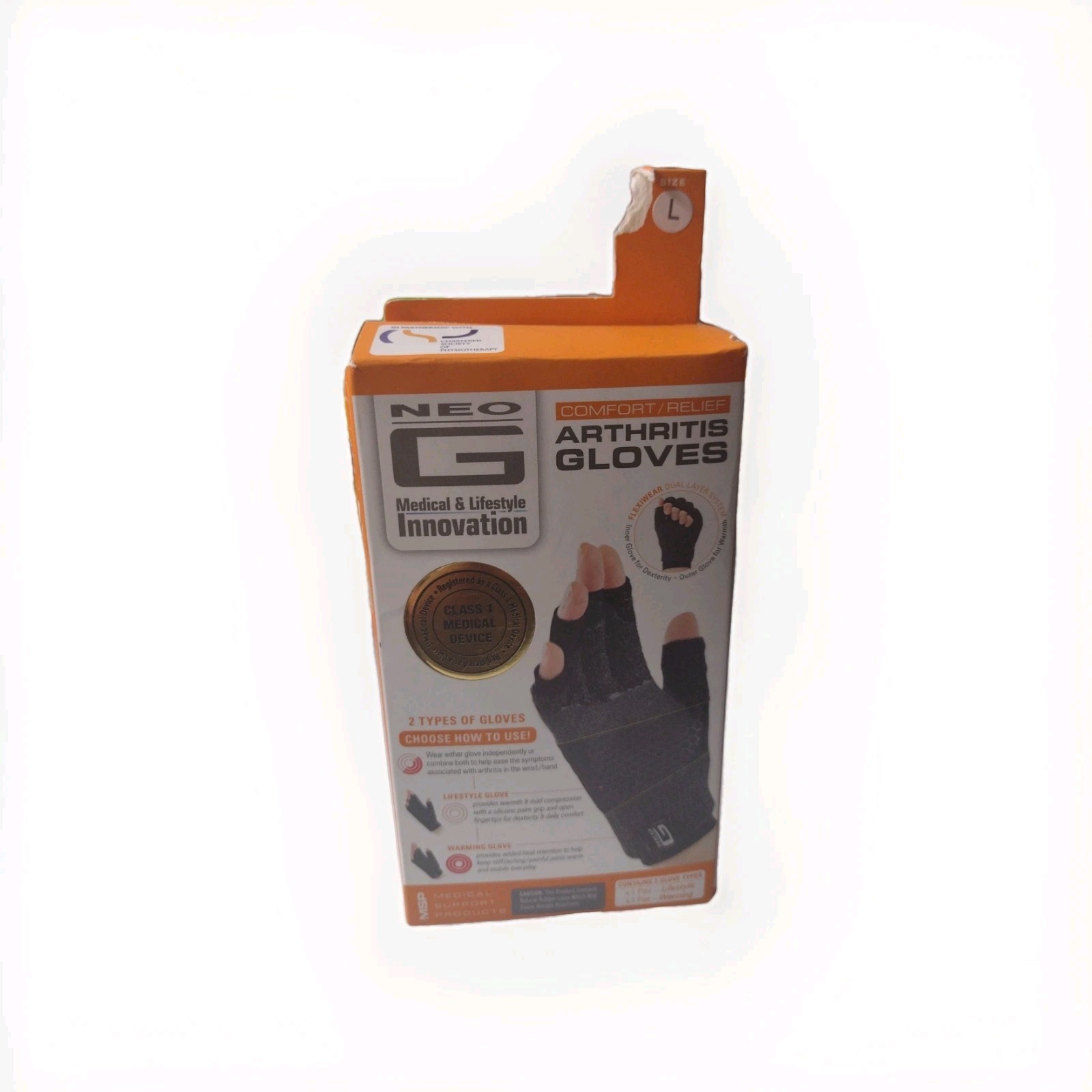 NeoG Arthritis Gloves Comfort Relief Size Large