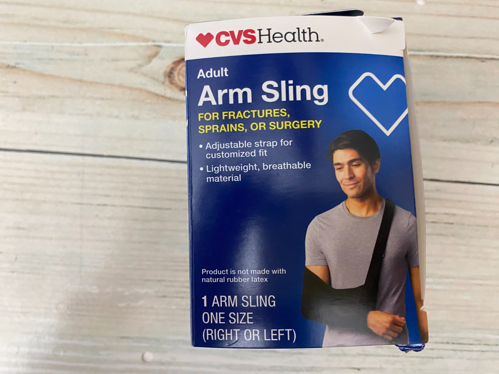 CVS Arm Sling lightweight breathable material Adjustable strap