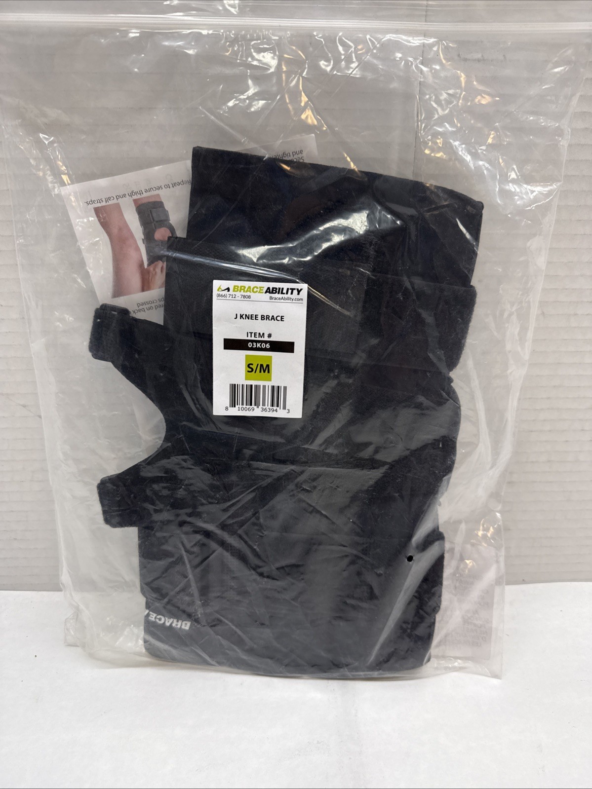 BraceAbility J Patella Knee Brace – Lateral Patellar Stabilizer Size S/M