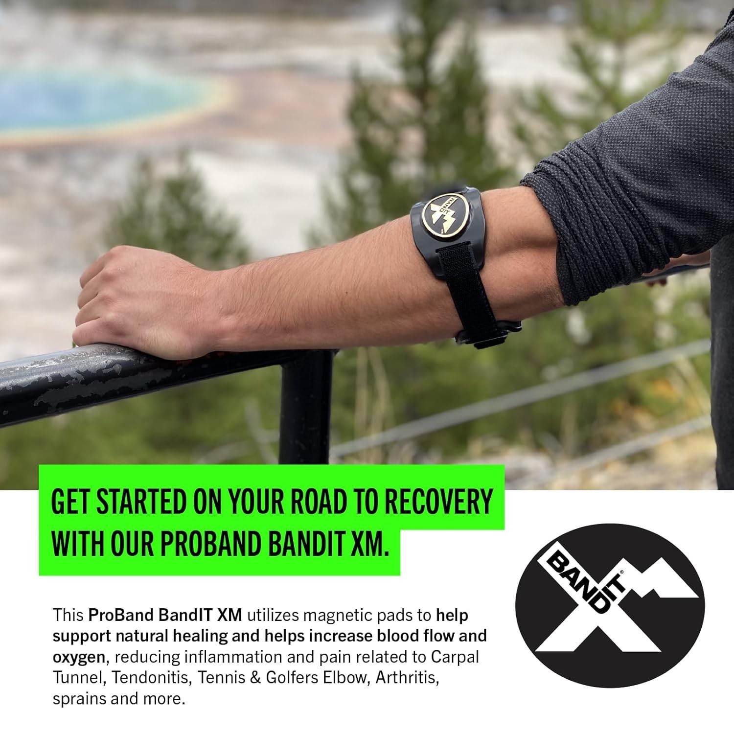 Elite XM Arm Band: Therapeutic Compression for Tennis Elbow & Carpal Tunnel