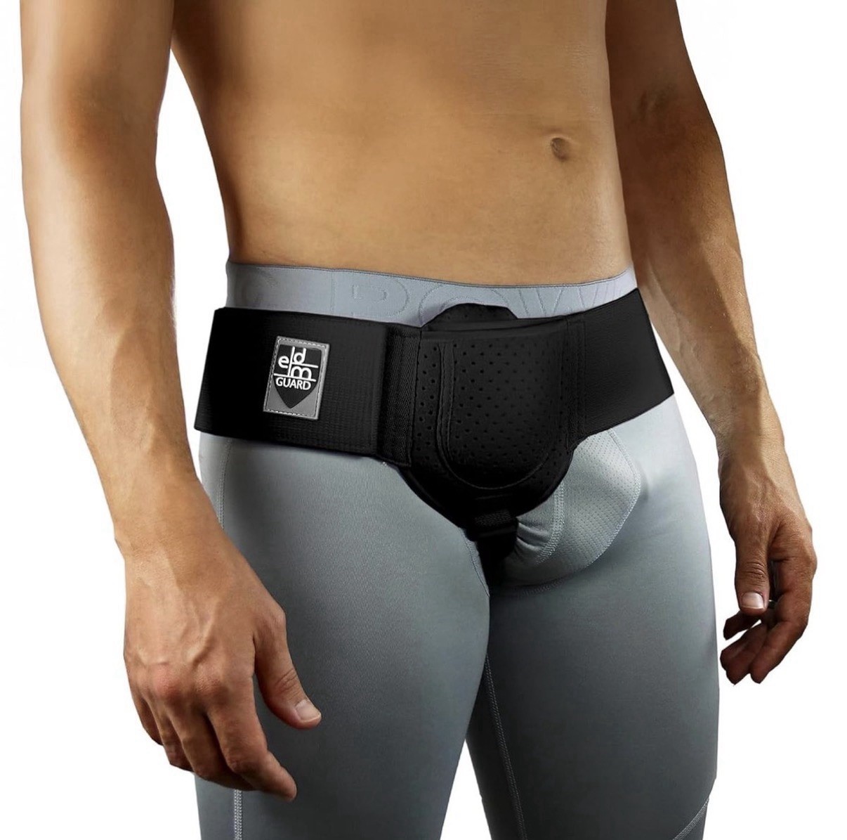 Everyday Medical Inguinal Hernia Support Belt for Men I Fits Left or Right, S/M