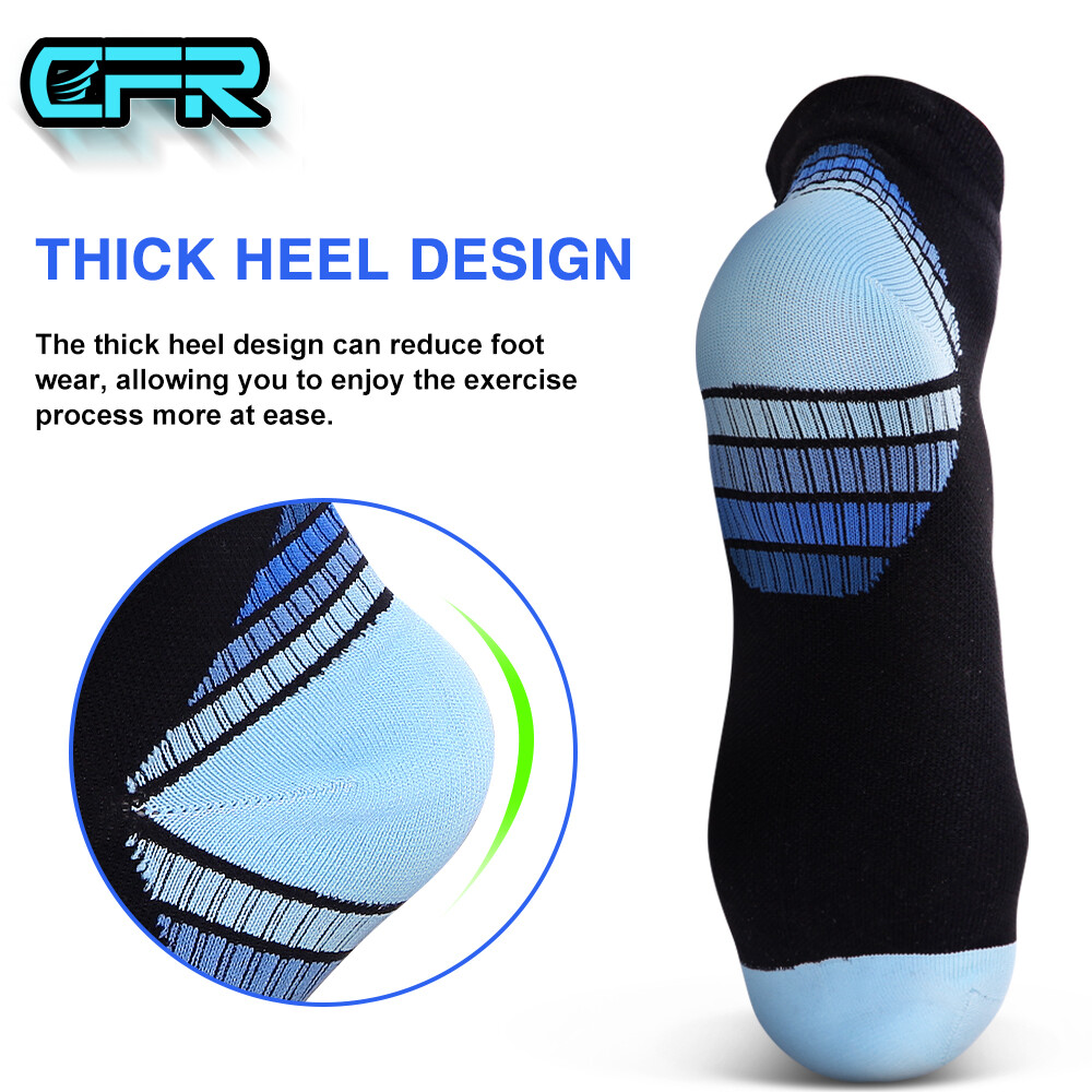 Copper Compression Running Socks Plantar Fasciitis Anti Fatigue Low Cut Pairs L6