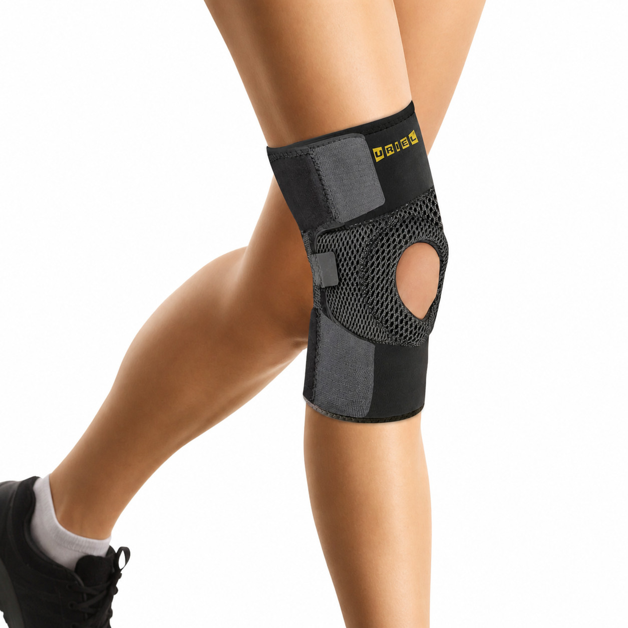 Lot of 50 Uriel Neoprene Knee Brace w/ Patella Opening – Adjustable S–L – Bulk