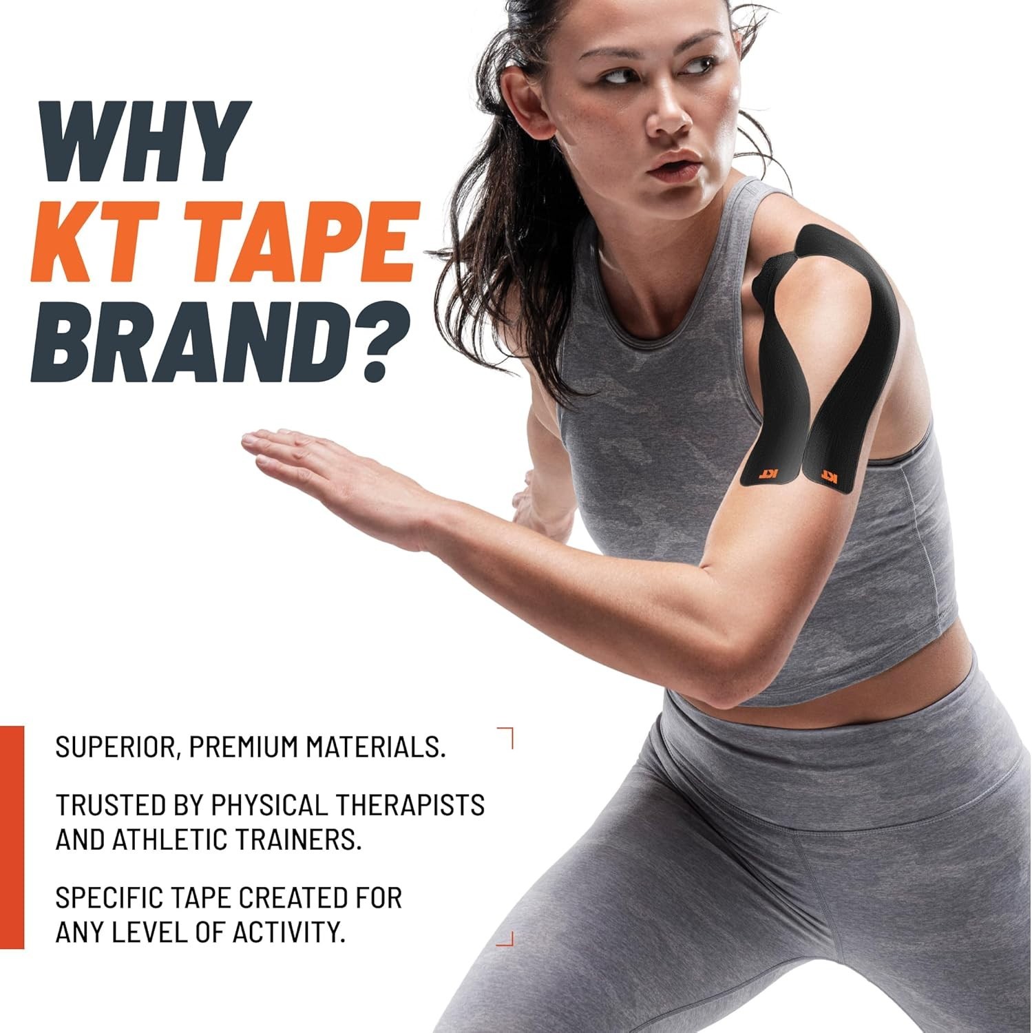 Versatile 10” Precut Elastic Kinesiology Tape – 20 Strips for Active Lifestyles