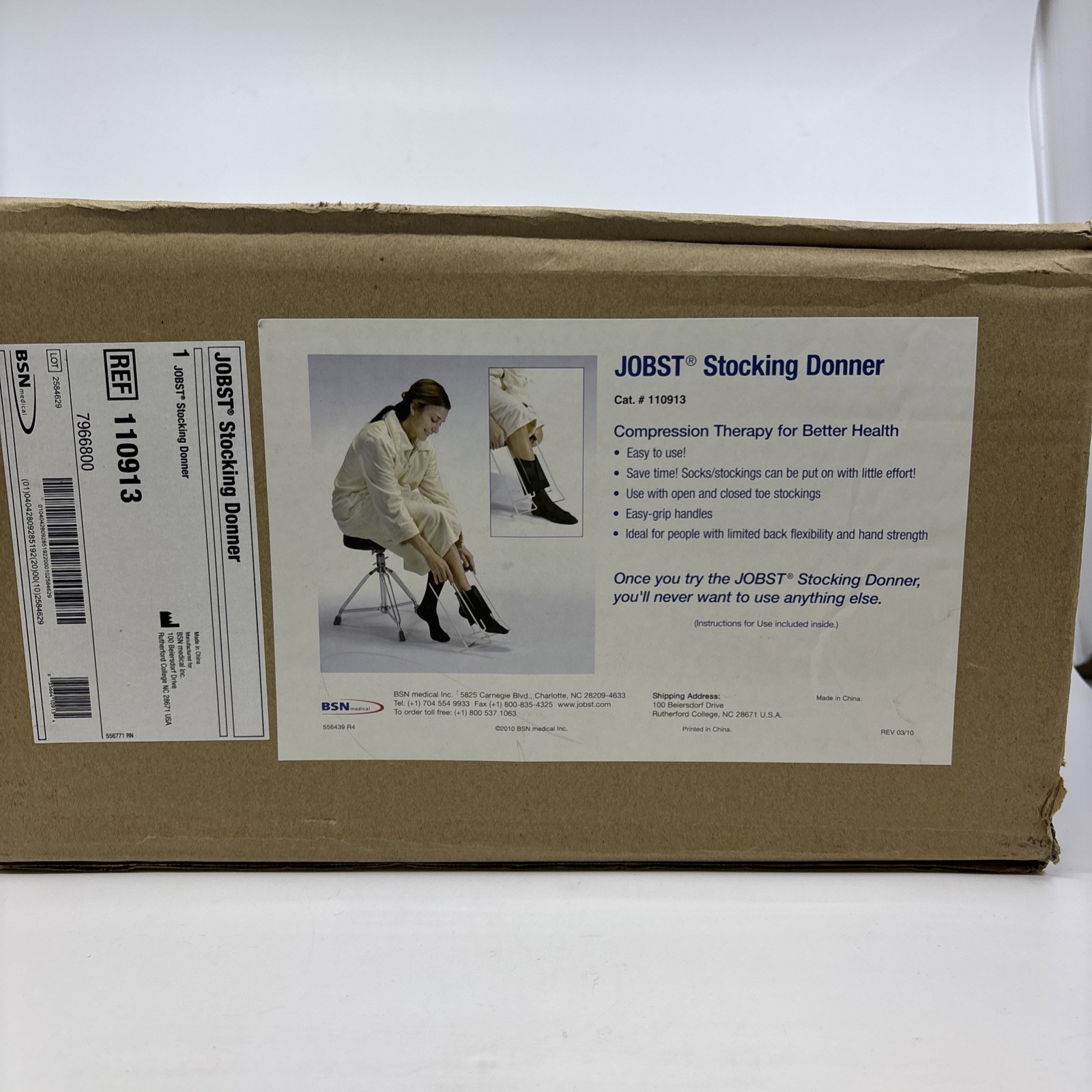JOBST Stocking Donner Aid for Putting on Compression Socks Easy To Use! OPEN BOX