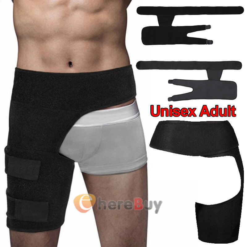 Copper Brace Compression Groin Thigh Sleeve Hip Support Wrap for Sciatic Nerve