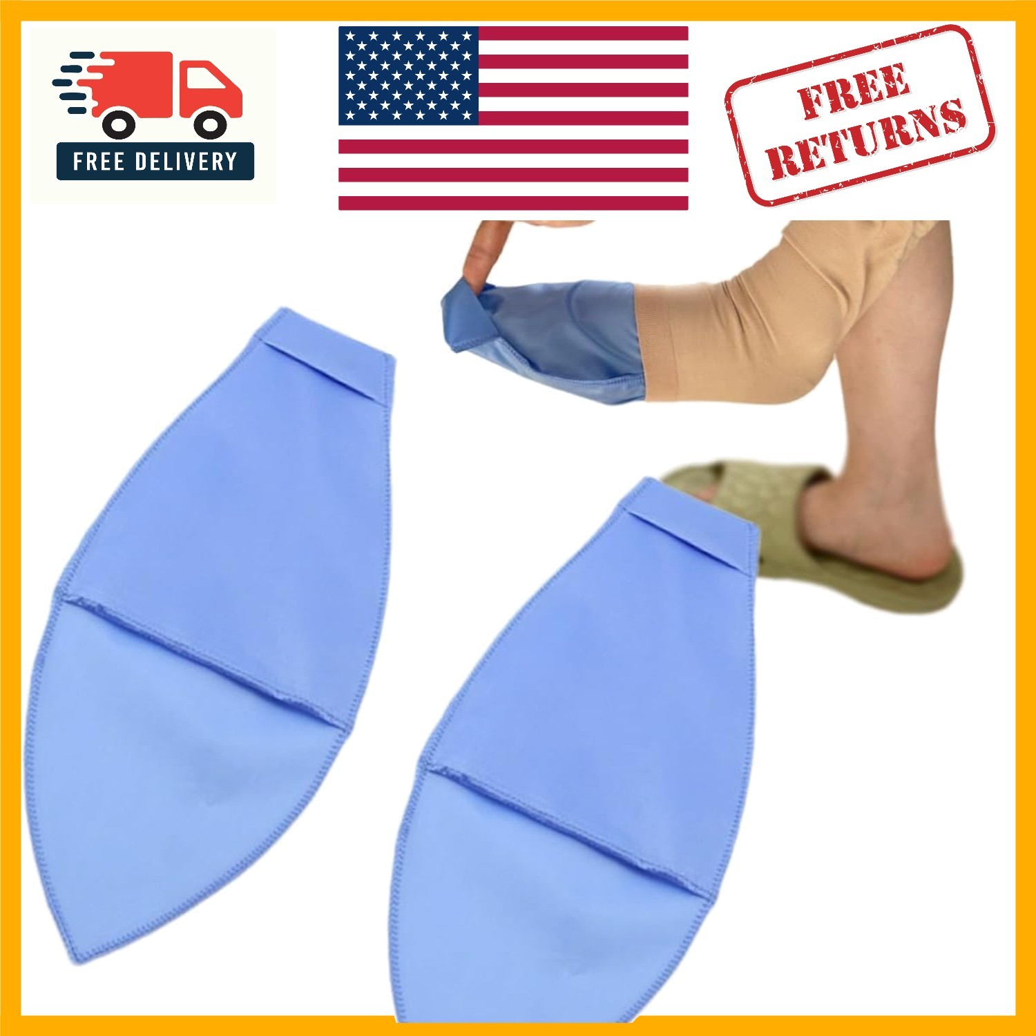 Open Toe Compression Sock Aid – Easy Slide Applicator for Elderly & Disabled