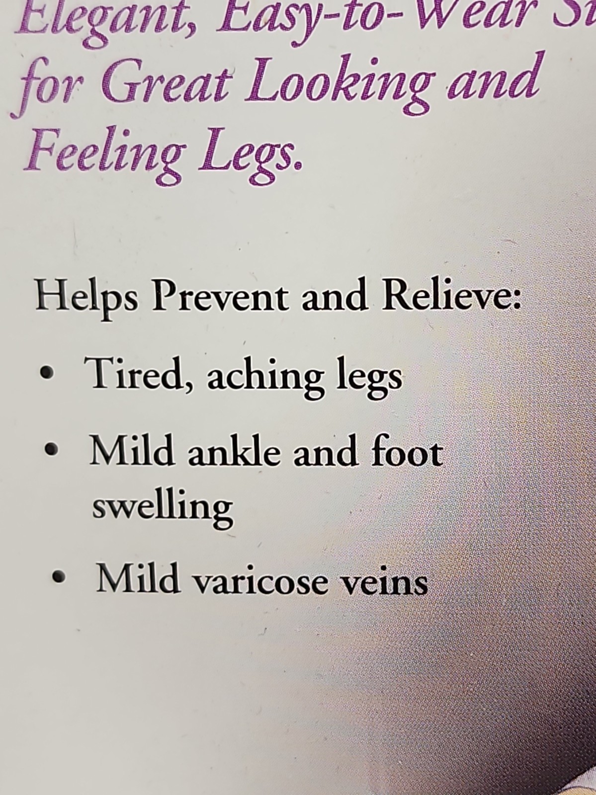 Activa Compression Stocking Size A Nude Closed Toe Thigh High Lace Top 15-20mmHg