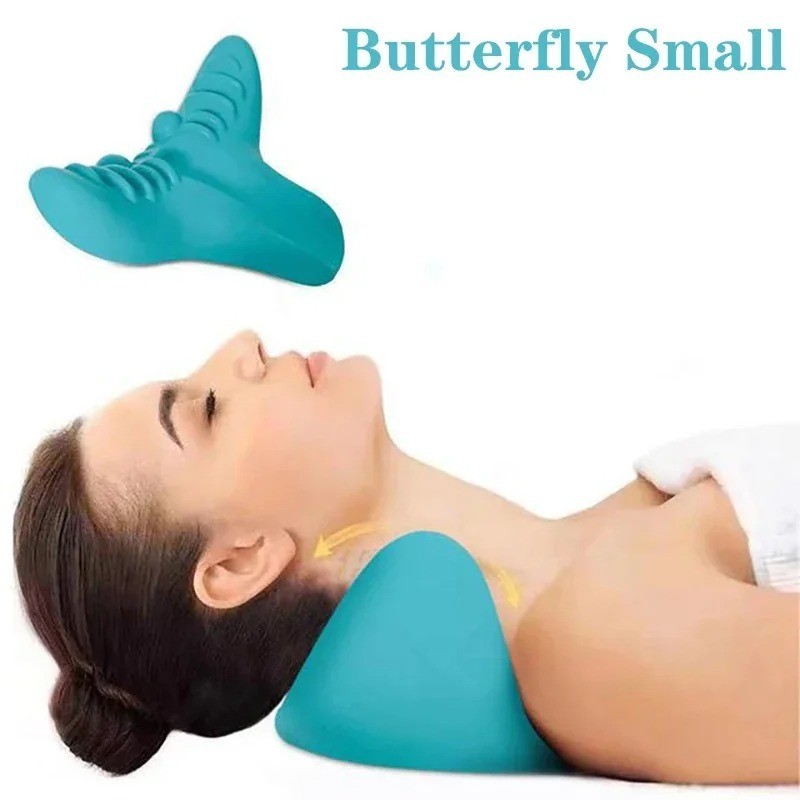 Neck Cloud Cervical Neck Stretcher Pillow Traction Device Pain Relief Massage