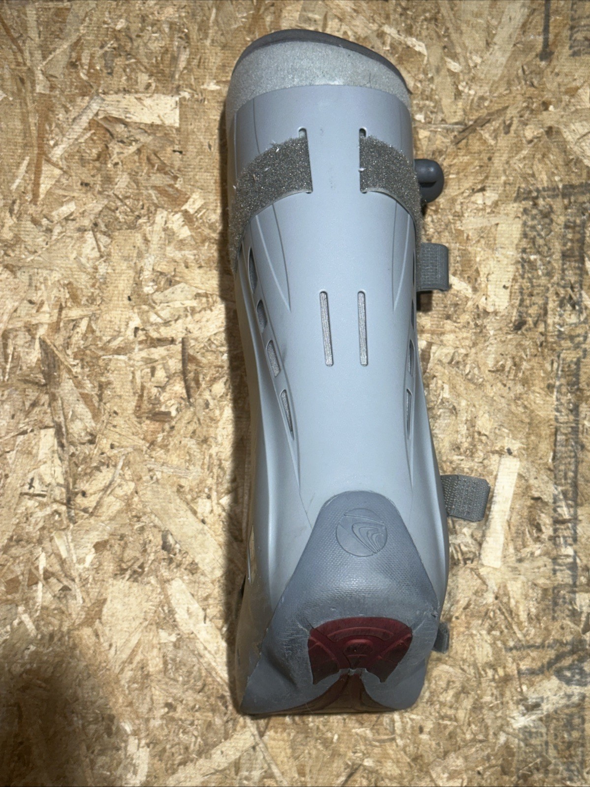 Breg Genesis Mid-Calf Full Shell Walker-Medium-Gray-Air Pump Support-EUC