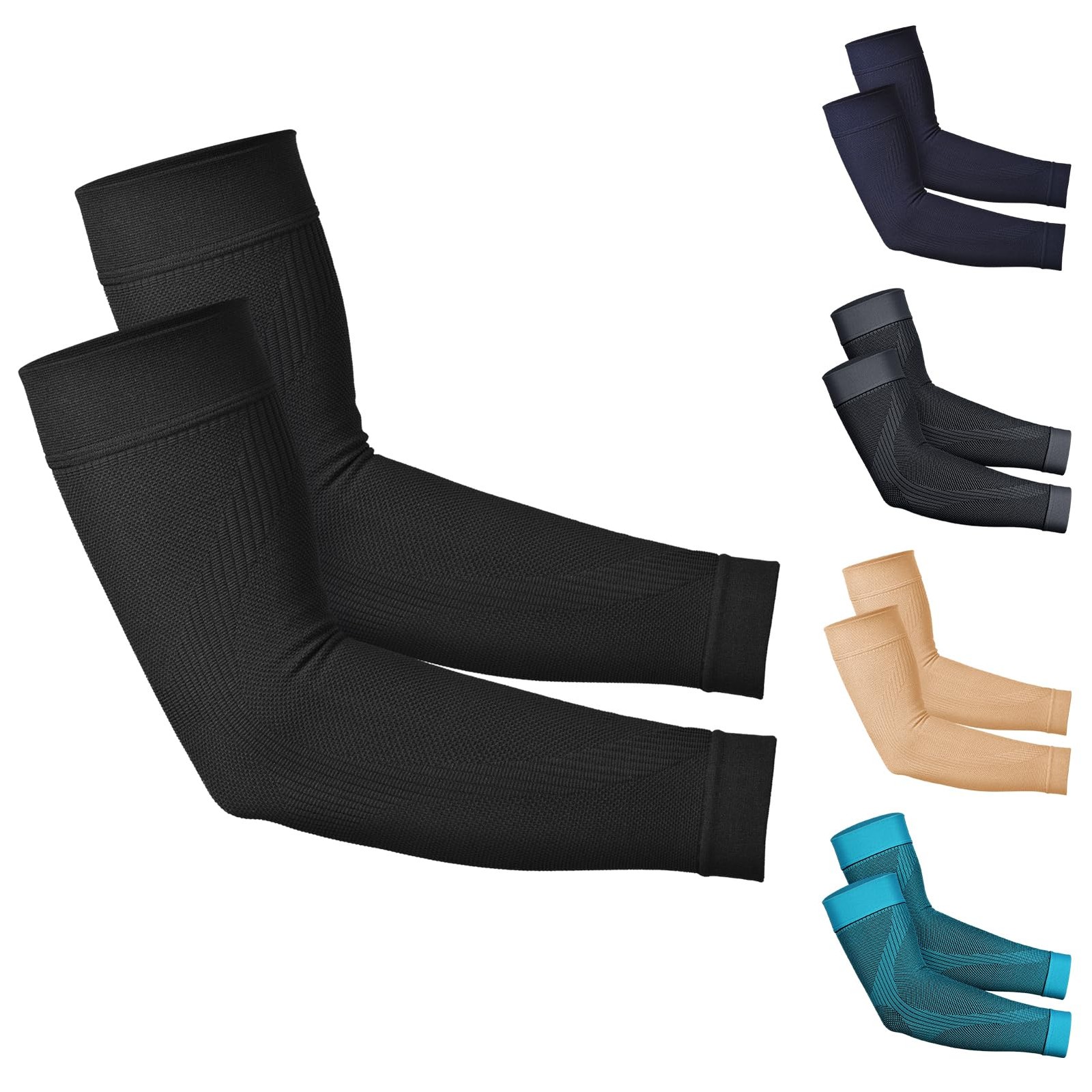 ® Compression Arm Sleeves, Firm 20-30mmHg Graduated Compression Full Arm Supp…