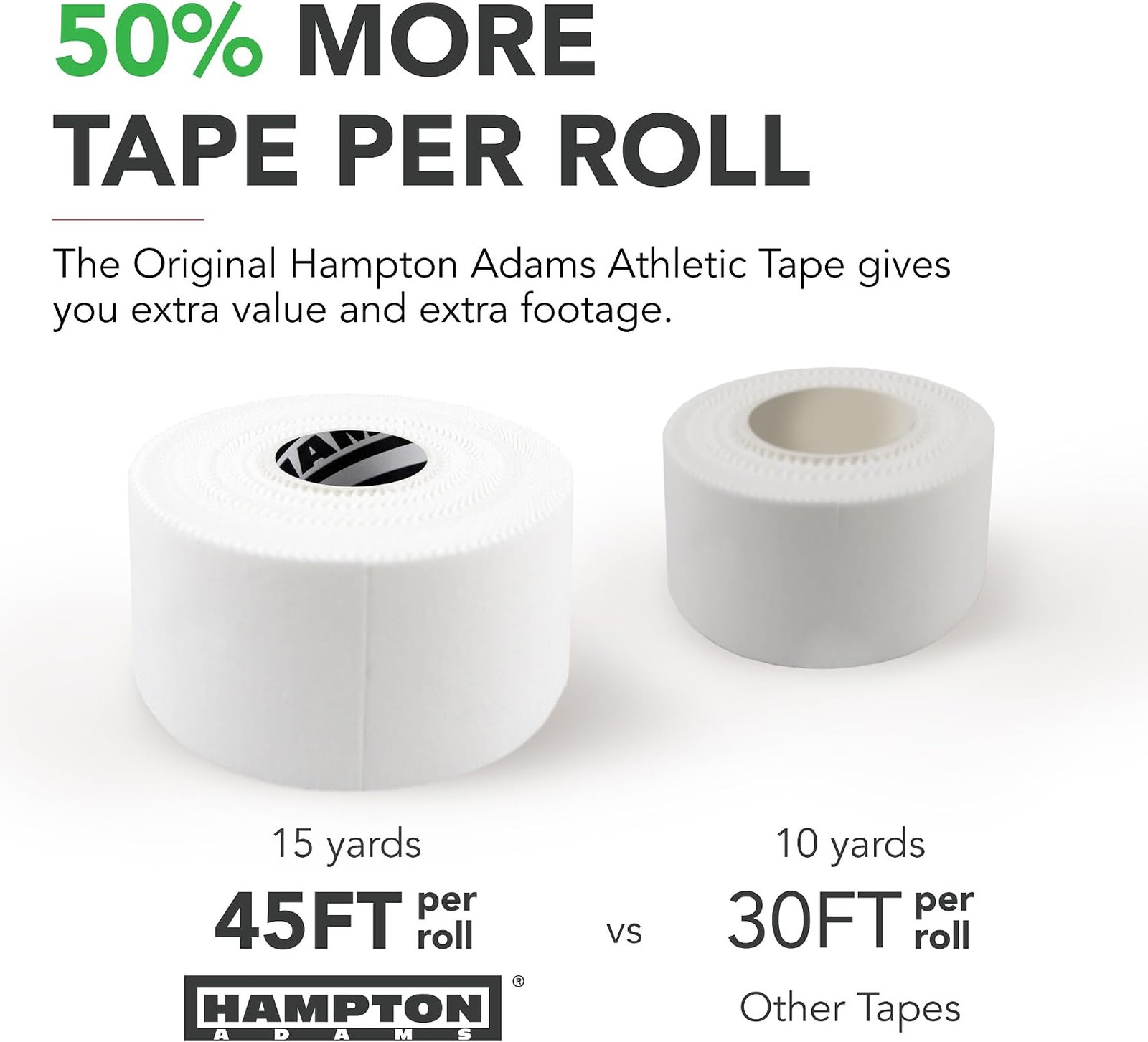 Athletic Tape Multi Pack Cotton Sports Tape 32 Rolls 45 Feet No Residue Hand