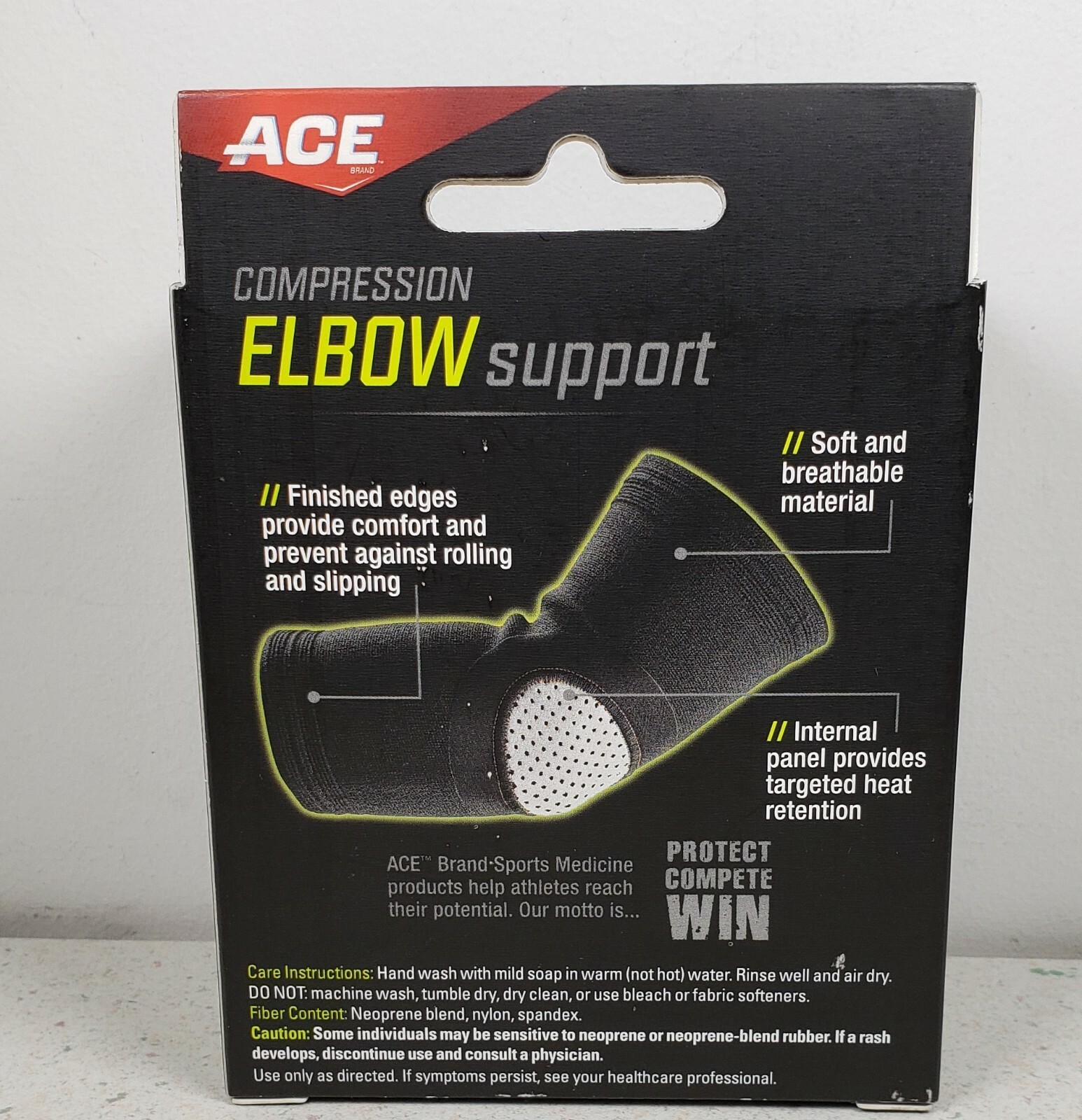 Ace 3m Uniform Compression Elbow Support S/M Level 1 NIB