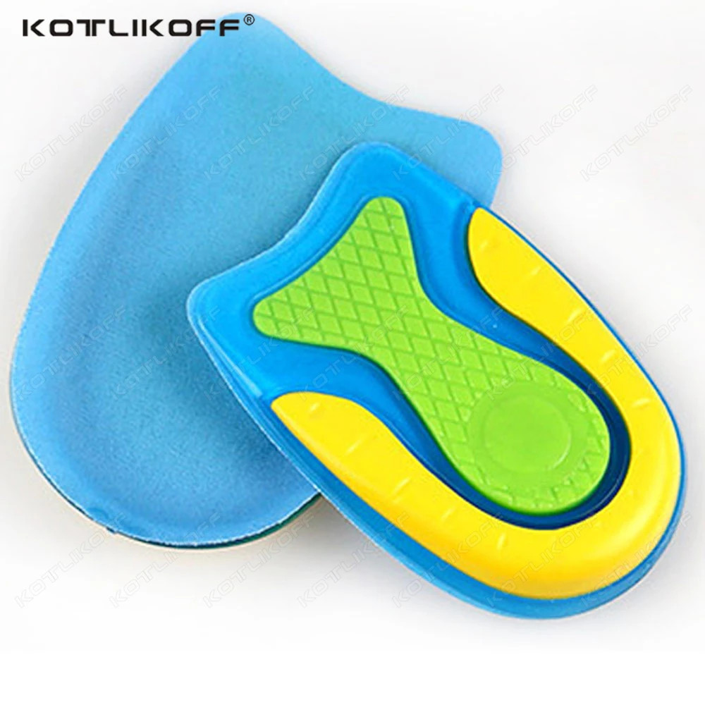 1/2 Pairs Silicone Gel Heel Cushions Inserts for Spurs Plantar Fasciitis Pain Re