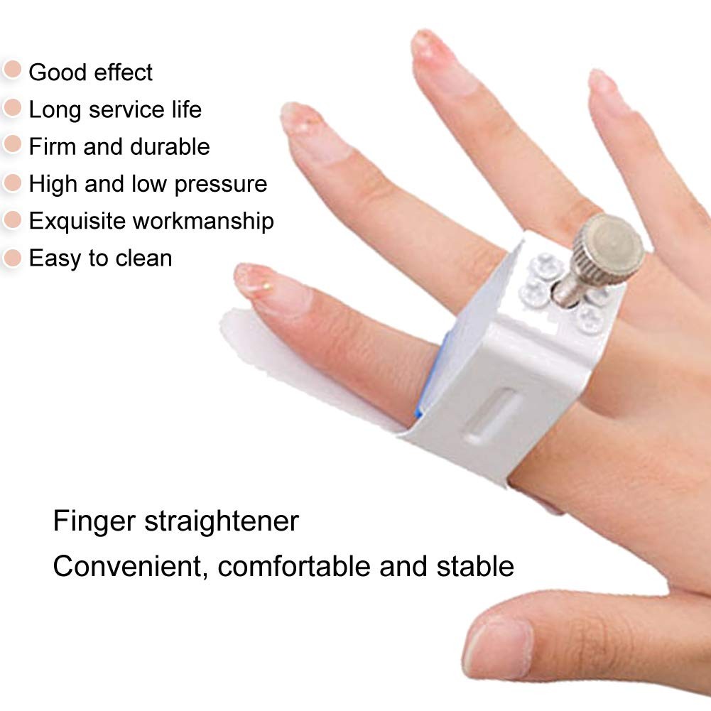 Finger Joint Straightener White Average Size Finger Joint Extension Support