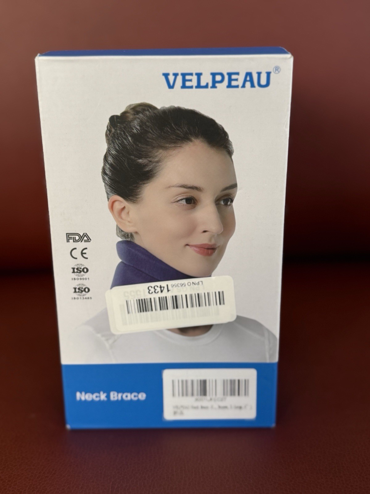 VELPEAU VP0203 Neck Brace for Stabilization, XL, Unisex, CE/FDA/ISO