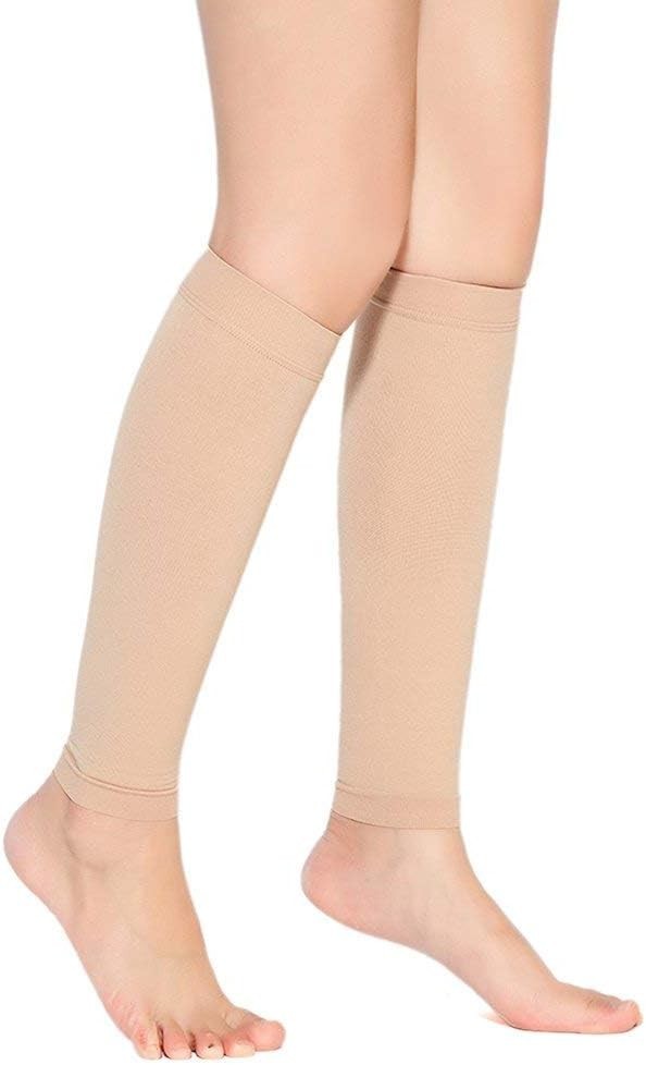 Calf Compression Sleeve for Men & Women, 1 Pair, Footless Compression Socks 2…