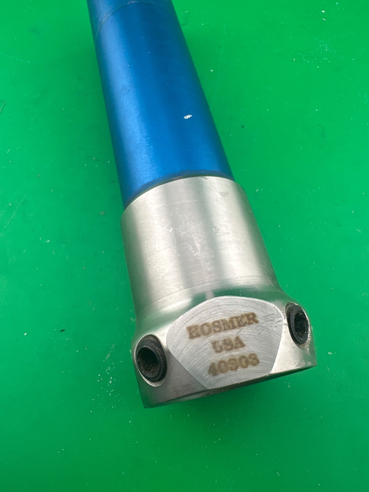 Hosmer prosthetic pylon with glued receiver