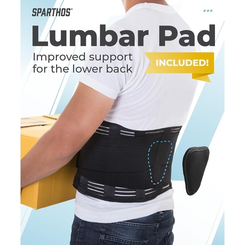 Back Brace Herniated Disc Sciatica Pain Relief Adjustable Support Comfort New