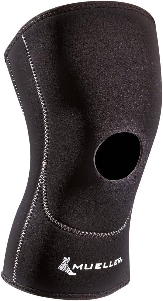 MLR Sports Medicine Open Patella Knee Sleeve, Black 3X-Large (22-24″)
