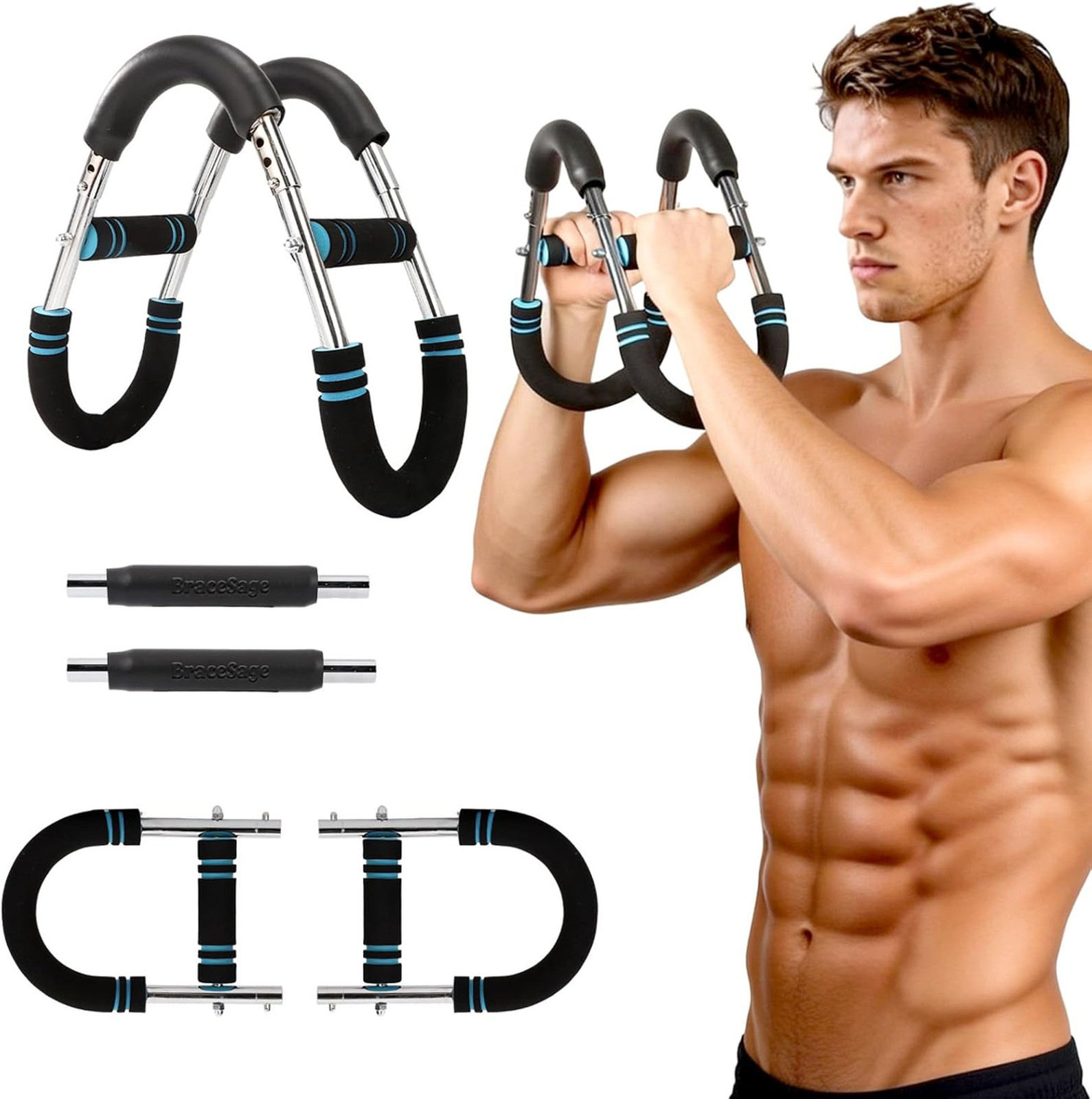 Twister Arm Trainer Adjustable Upper Body Fitness Equipment for Men Women Home