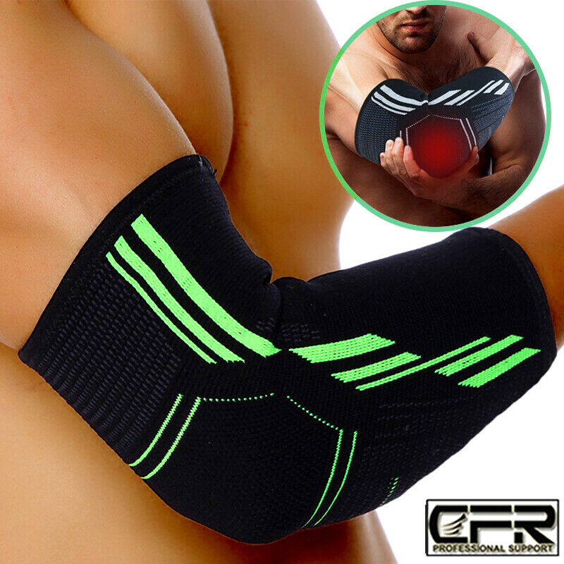 Magnetic Elbows Brace Support Compression Sleeve Arthritis Tendonitis Joint Pain