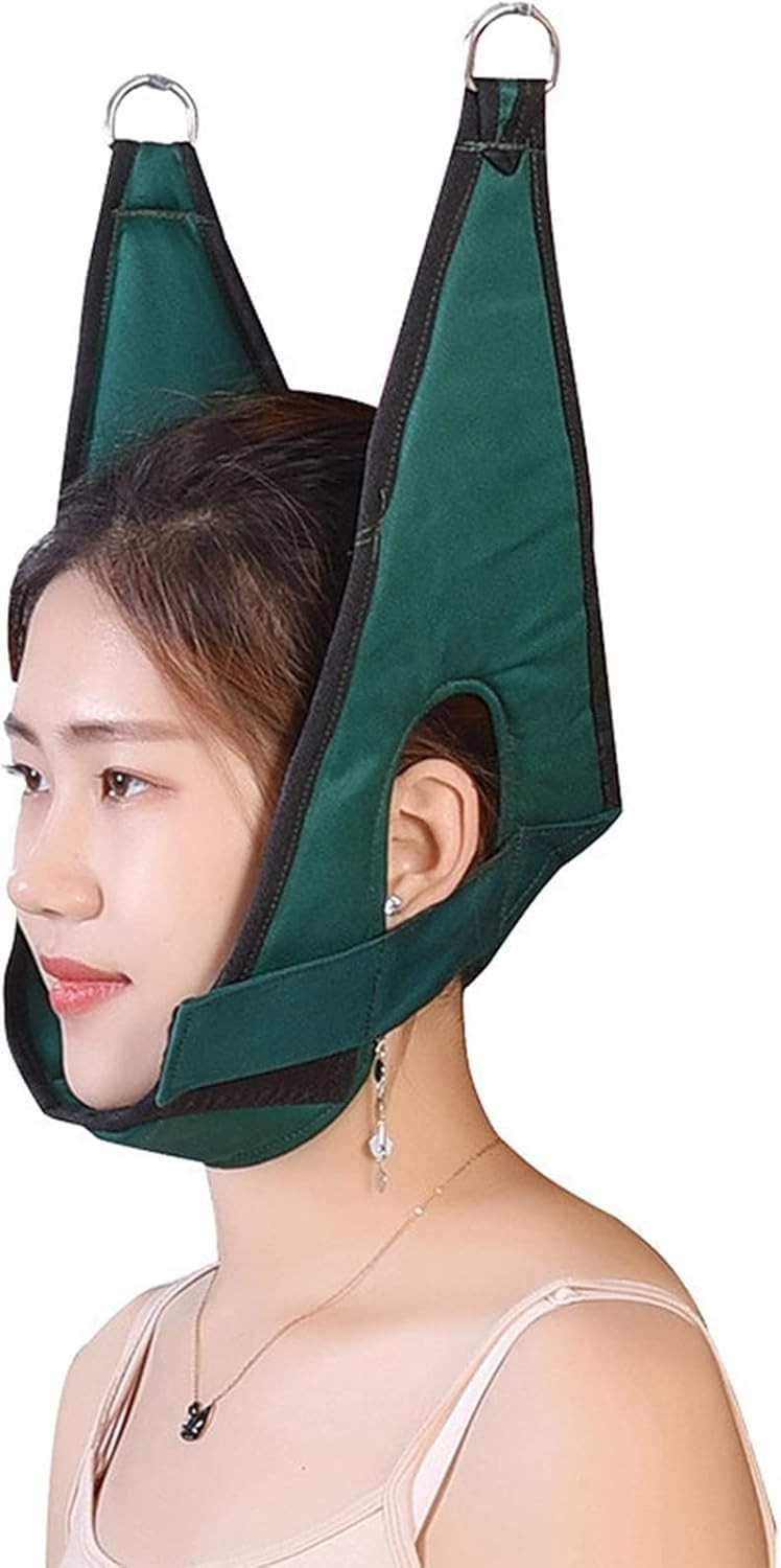 Home Cervical Traction Device for Neck & Back Tension Relief – Compact Design