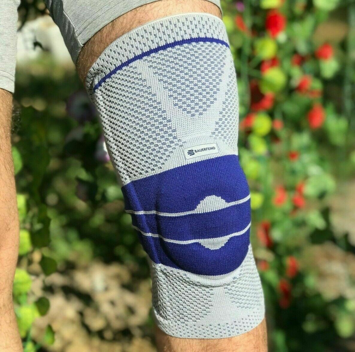 Bauerfeind GenuTrain Size 6 Knee Joint Brace Patella Support ACL MCL Meniscus