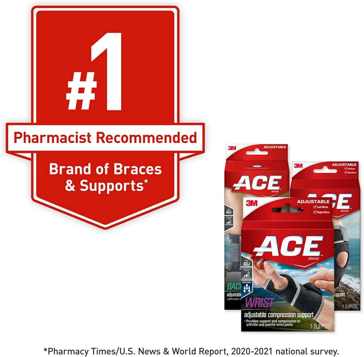 ACE Thumb Stabilizer Adjustable, Black