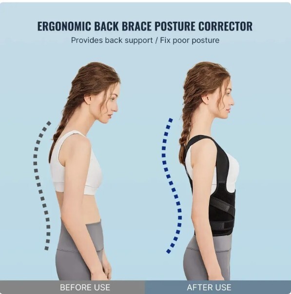 Back Posture Correction Belt Invisible Anti-Humpback Orthotics Band