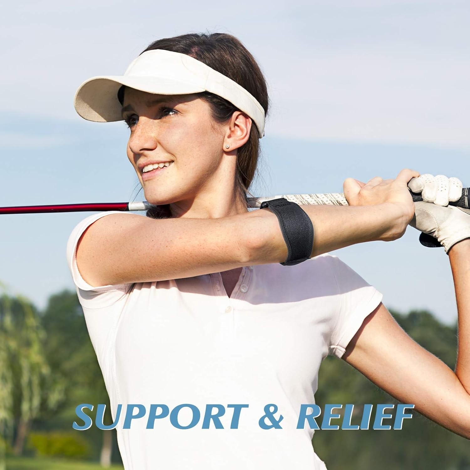 Comfortable Non-Slip Elbow Support for Tendonitis – 2 Pack, Unisex Design