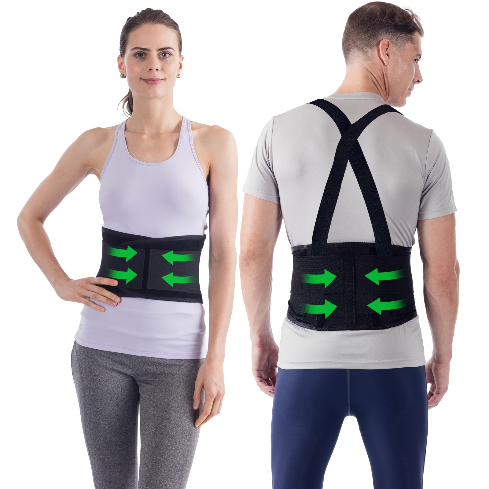 NYOrtho Back Brace Women & Men – Medium -30″-34″- Relieves 30-34 Inch.