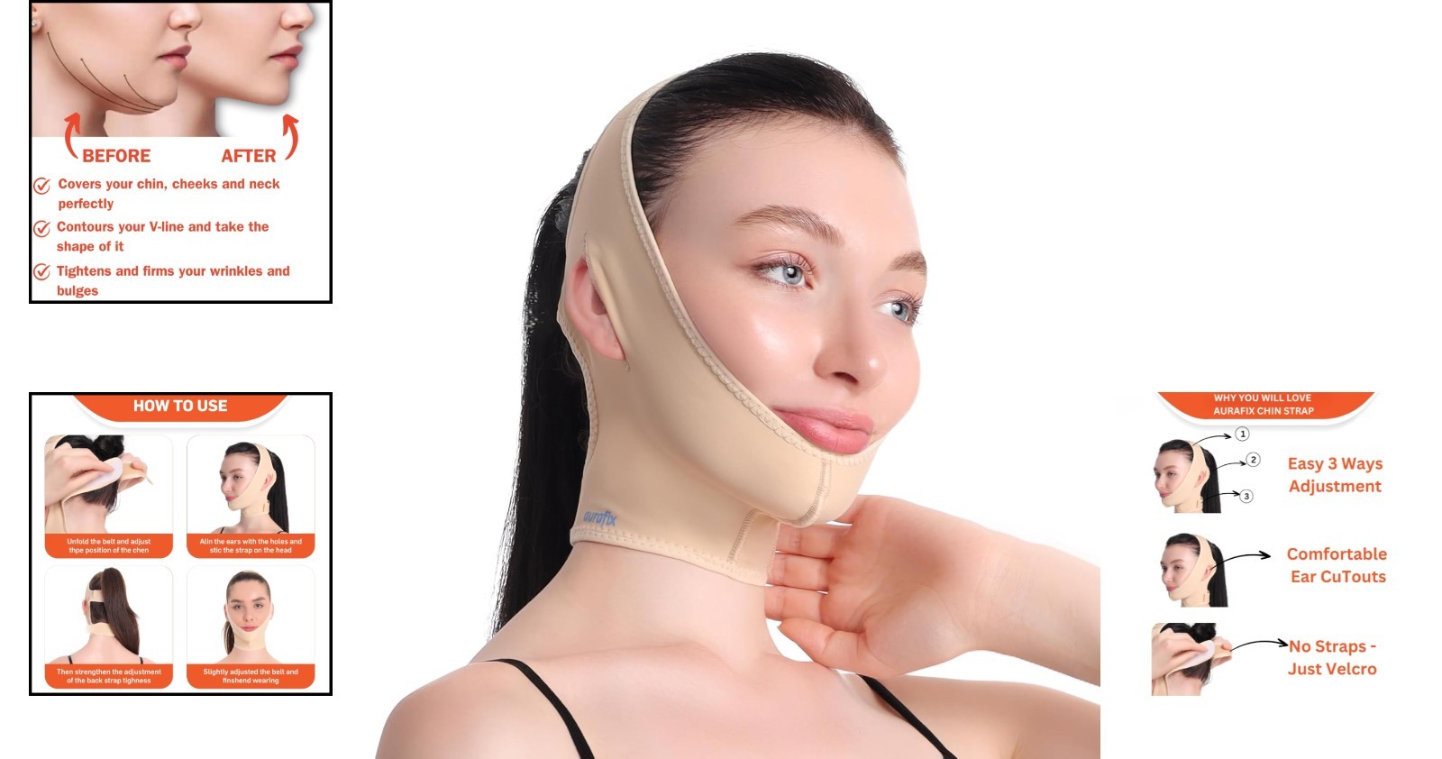 Lightweight Chin Strap – Post-Op Compression Garment for Comfortable Recovery