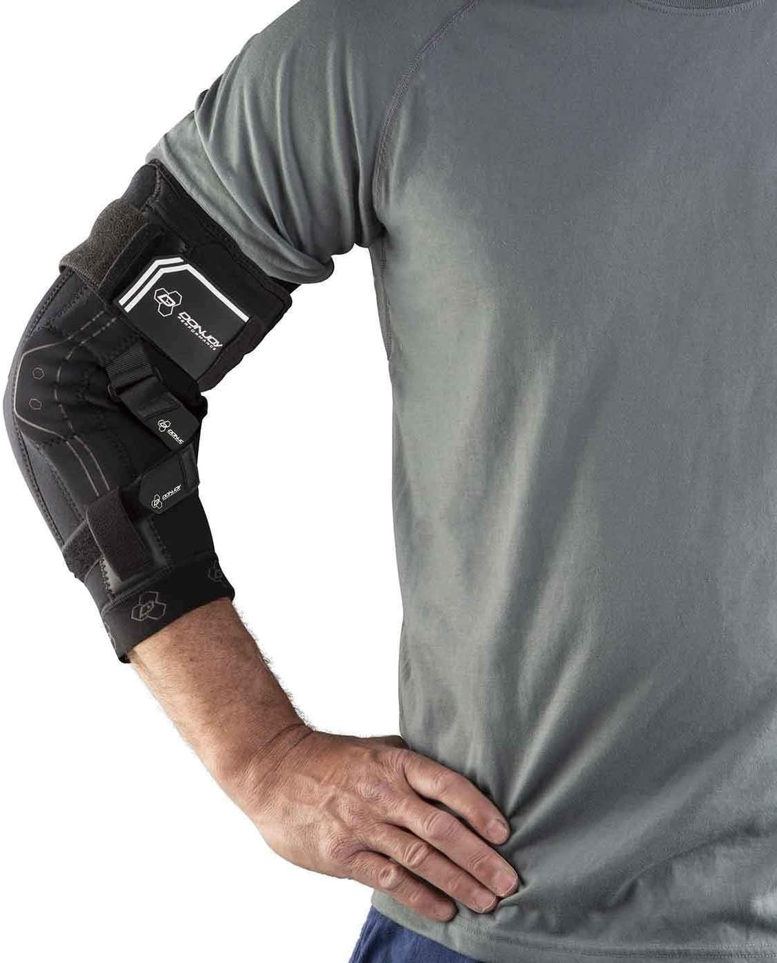 Adjustable Elbow Brace with Removable Polycentric Hinges