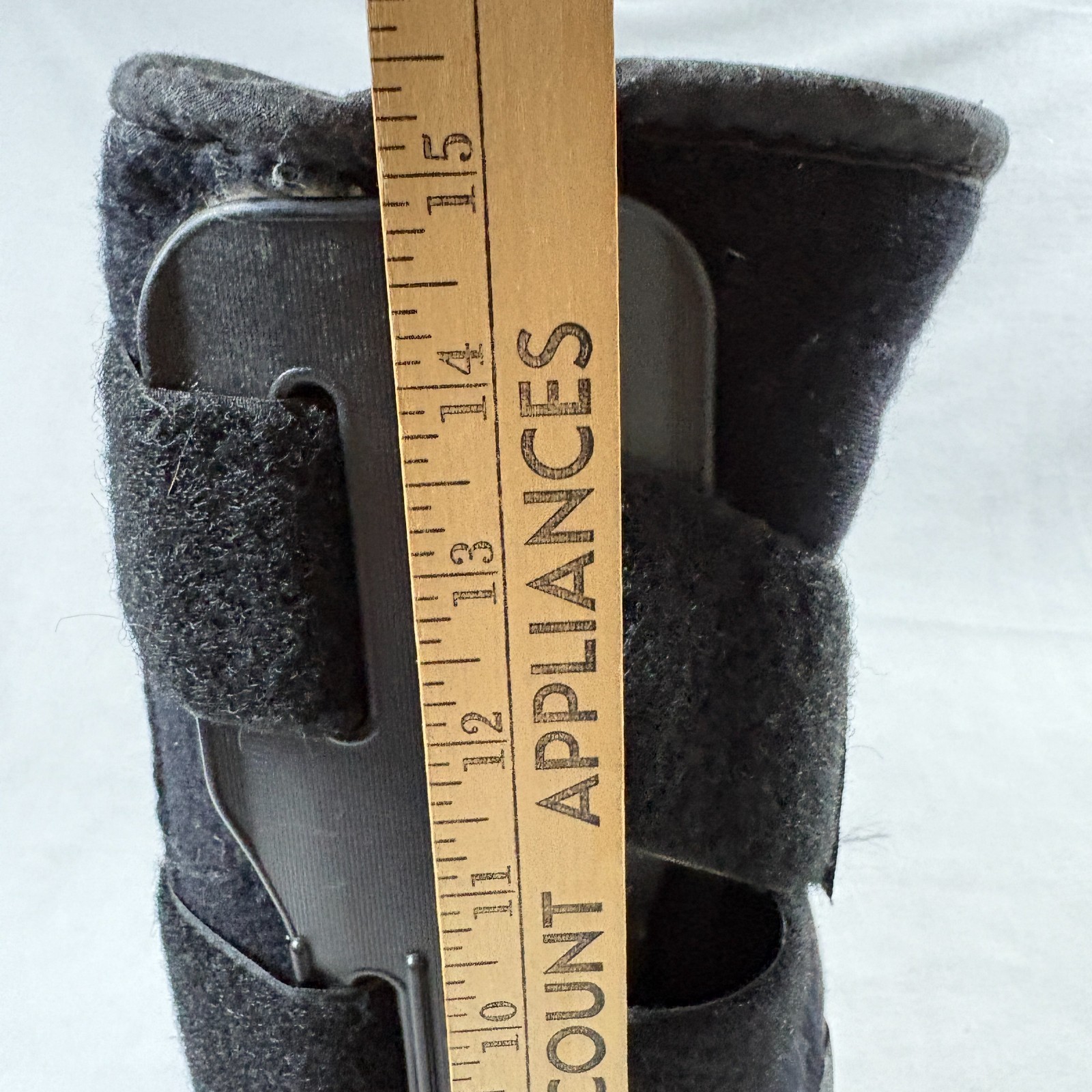 Walking Boot Fracture Brace Air Cast Orthopedic Support Mens M Black