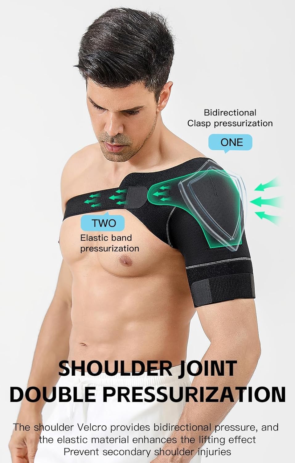Shoulder Brace Adjustable Arm Sling Support for Pain Relief & Recovery