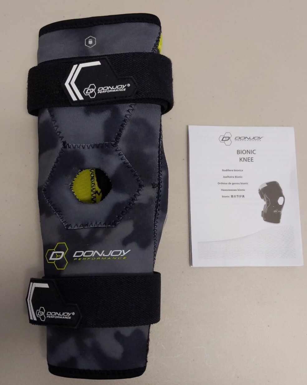NIB•Donjoy Bionic Bilateral Hinged Knee Wrap For Joint Stabilization – Size S|M