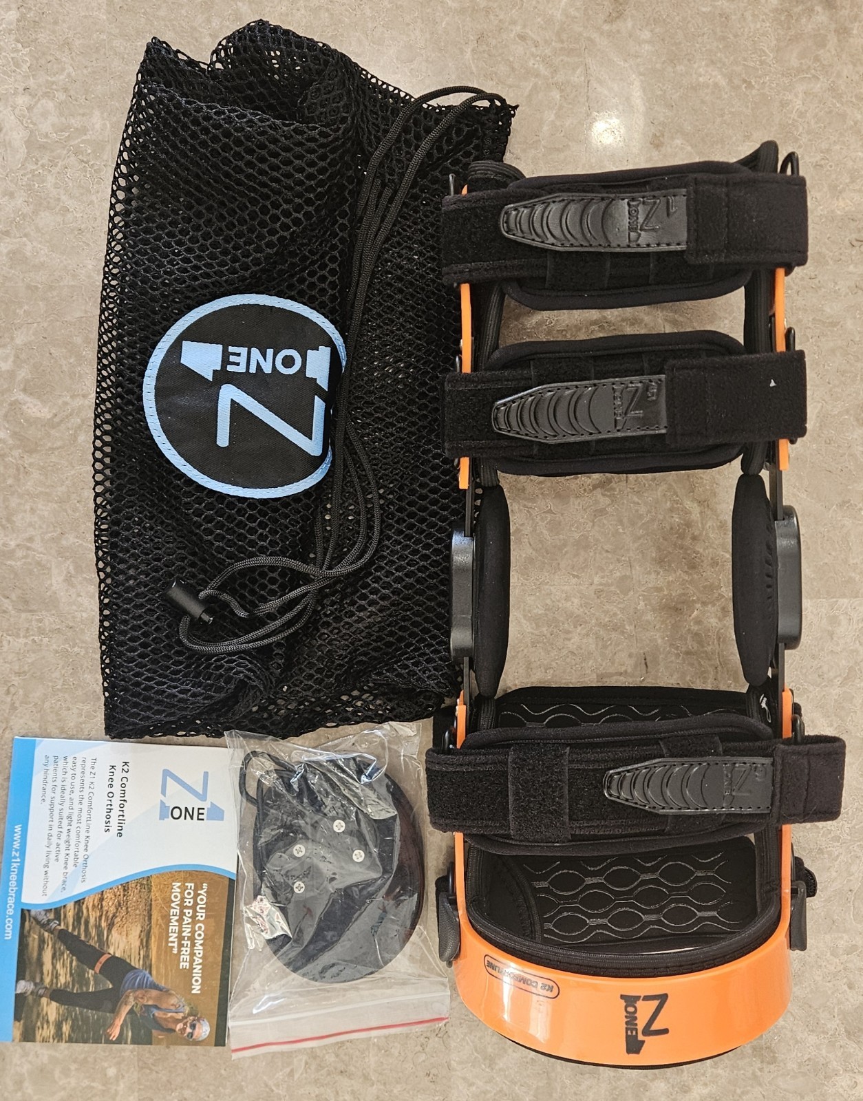 Z1 K2 Knee Brace for ACL Ligament Sports Injuries OA & Knee Pain for Men/Wmn S6